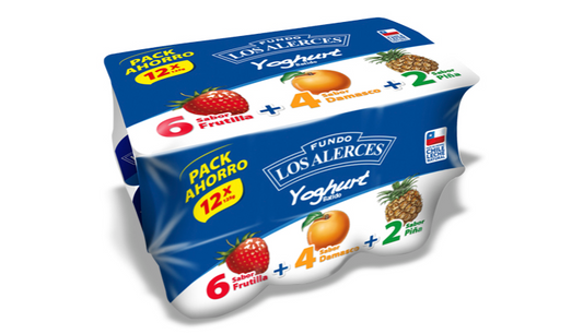 PACK YOGHURT ALERCE POTE X 12 UND