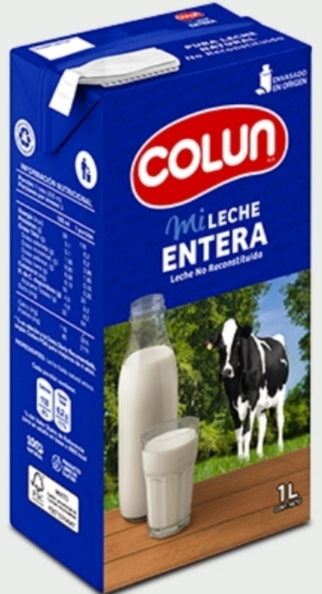 LECHE ENTERA COLUN 1 LITRO